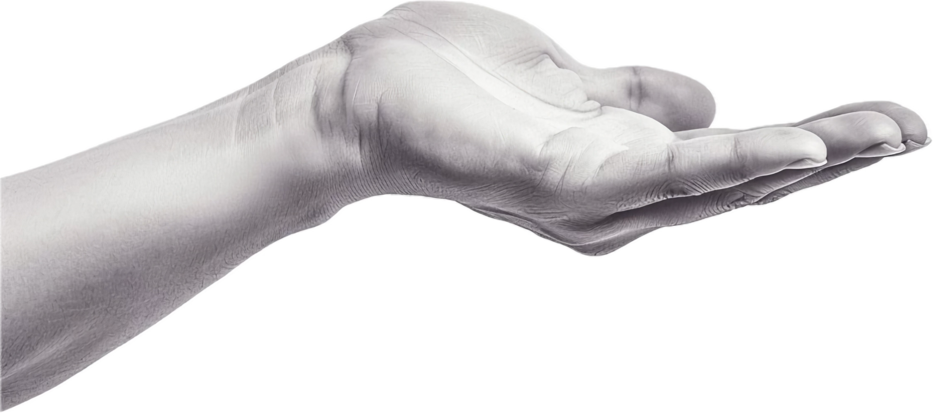 Outstretched Hand Asking for Help. png