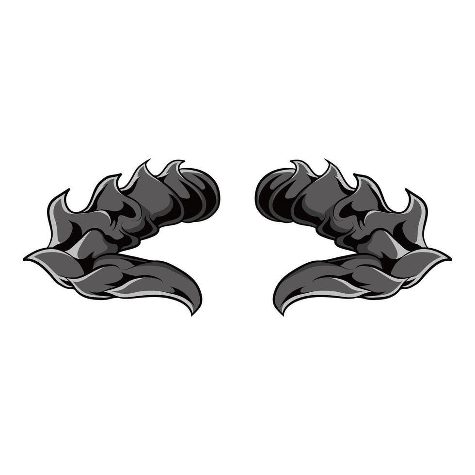 Devil Horns for graphic resources vector