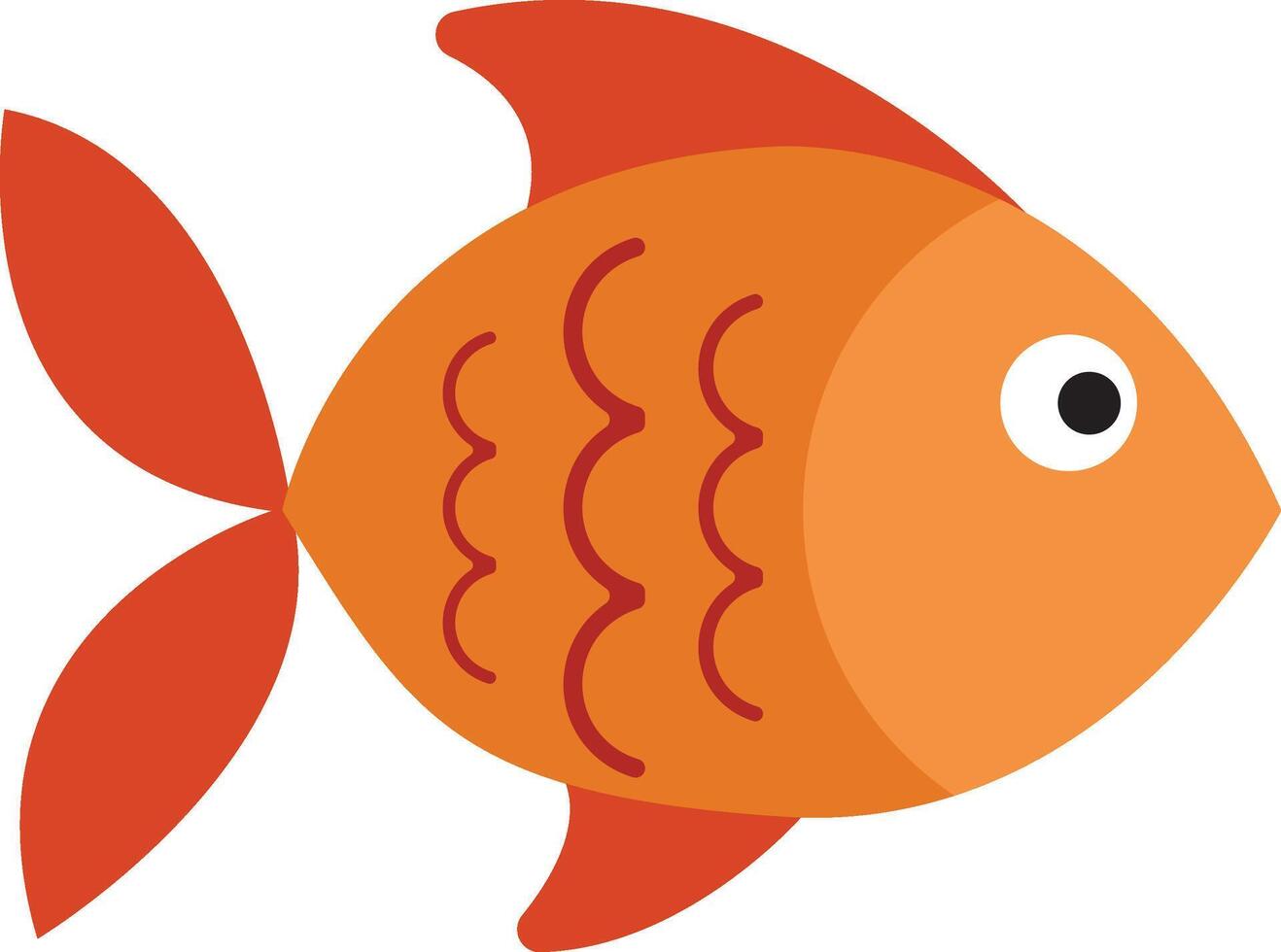 fish cartoon drawing vector