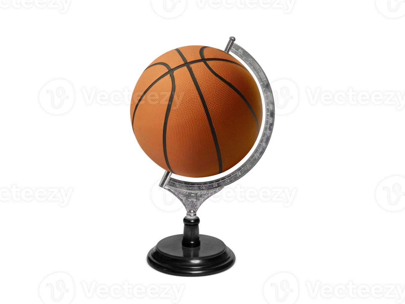 Globe sphere orb Basketball concepts, transparent background. Sport concepts png