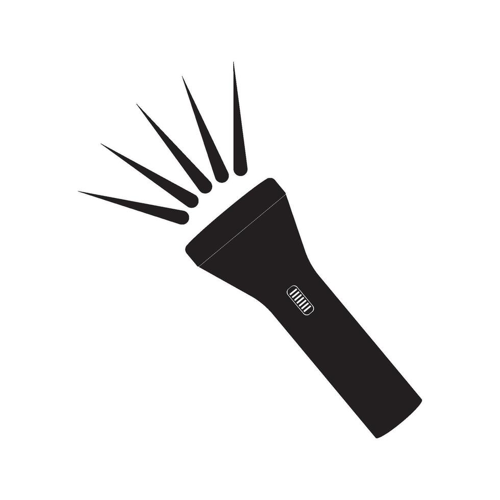 flashlight icon design vector