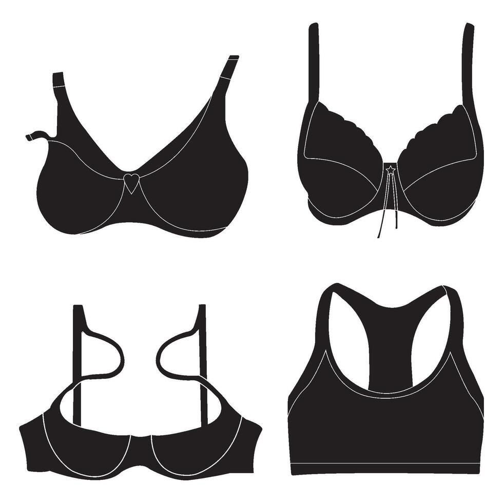bras icon design vector