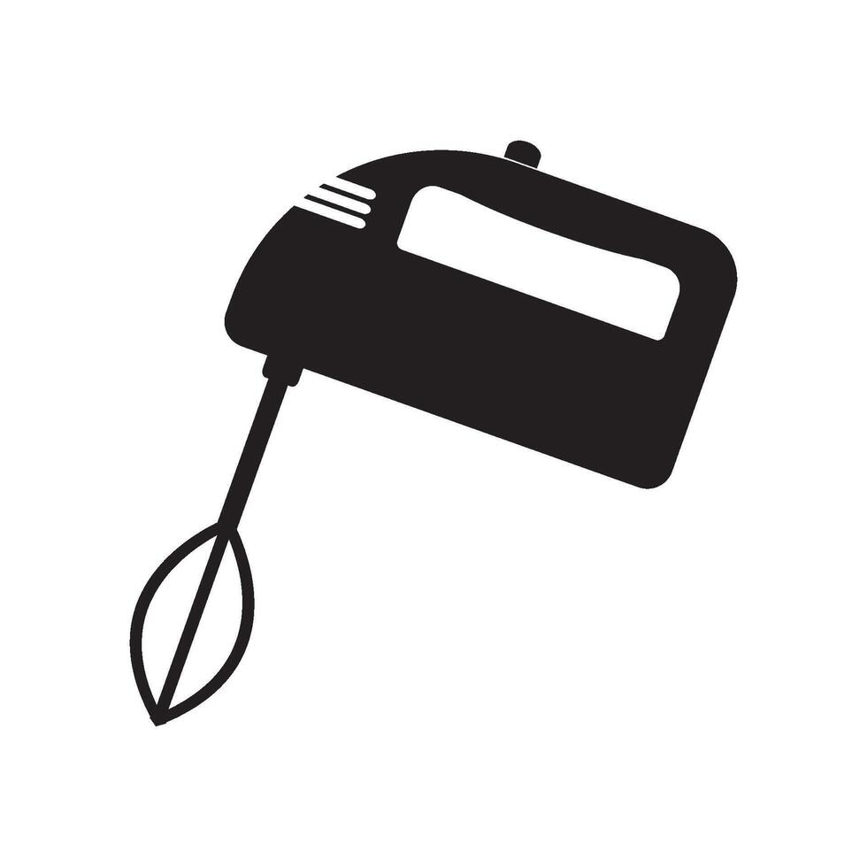 Hand mixer icon vector
