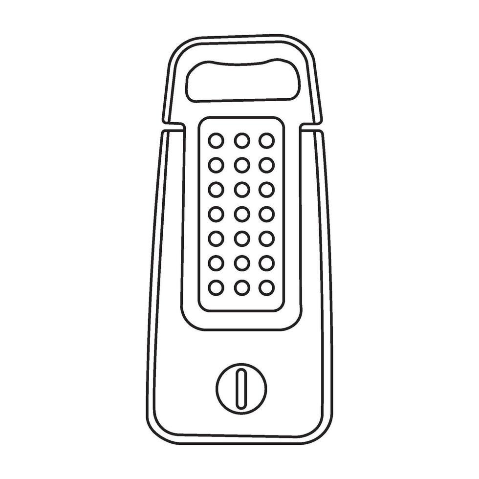 emergency lamp icon vector