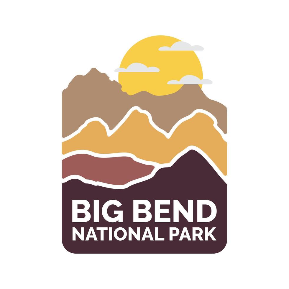 Big Bend National Park Poster vector