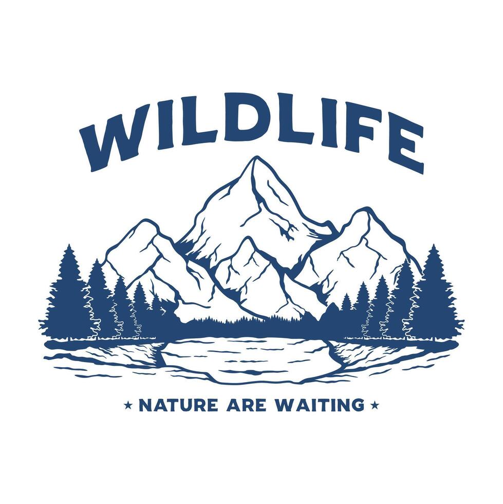 Nature Wild Life vector