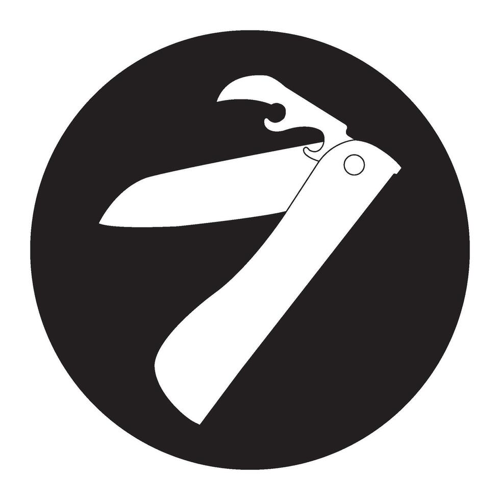 penknife icon design vector