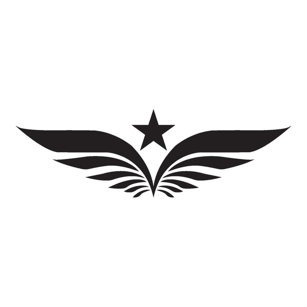 wing icon design vector