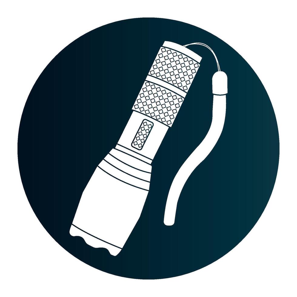 flashlight icon design vector