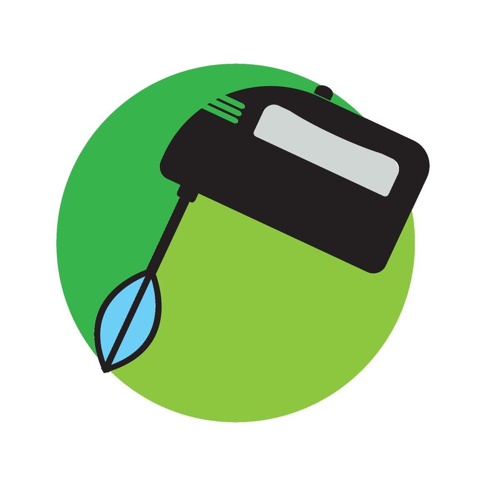 Hand mixer icon vector
