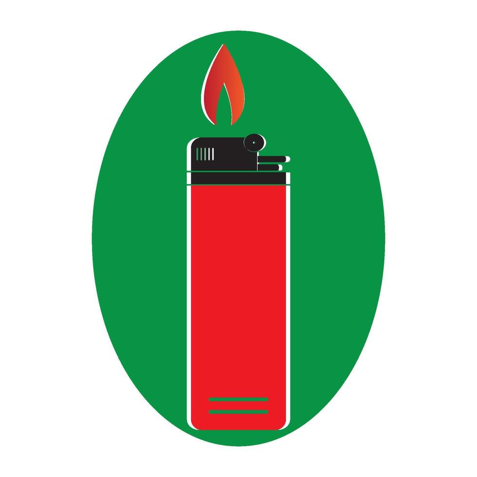 Gas Lighter icon vector