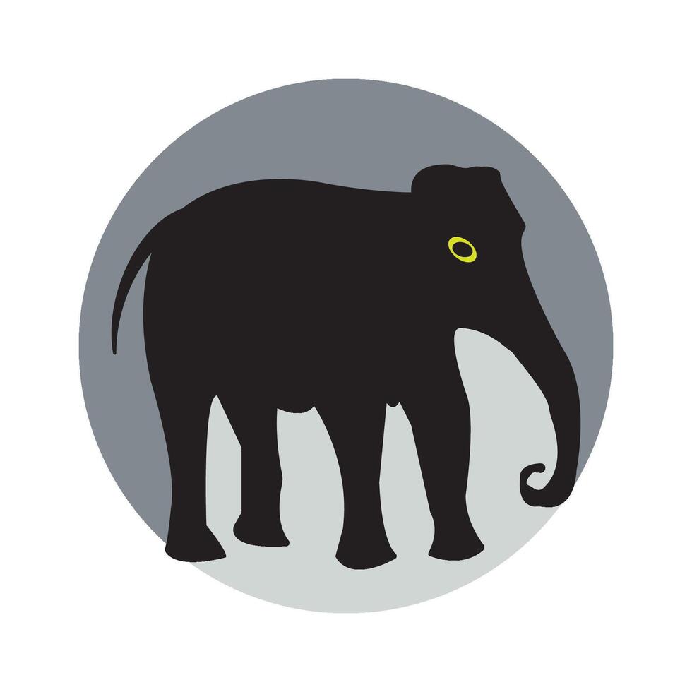 elephant icon design vector