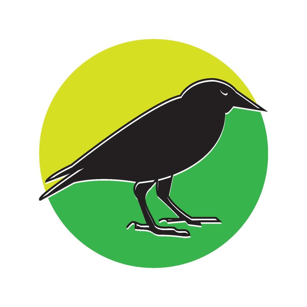 common starling icon vector