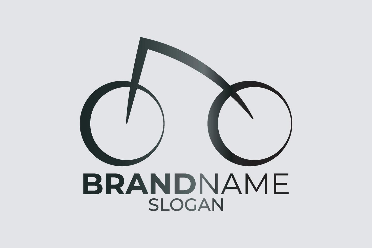 Bicycle icon or cycle logo design. Bicycle badge or cycle app design. vector