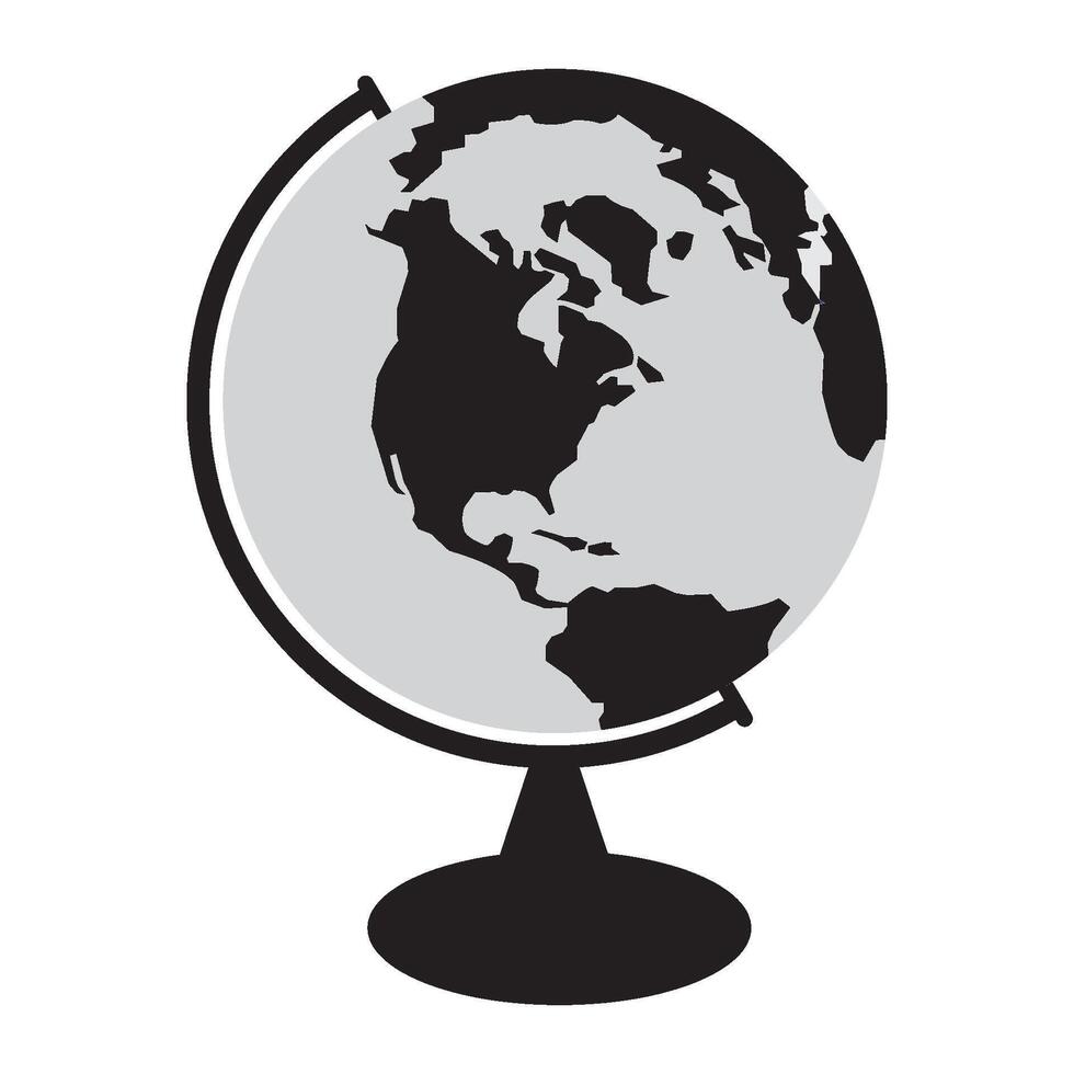 Globe logo design vector