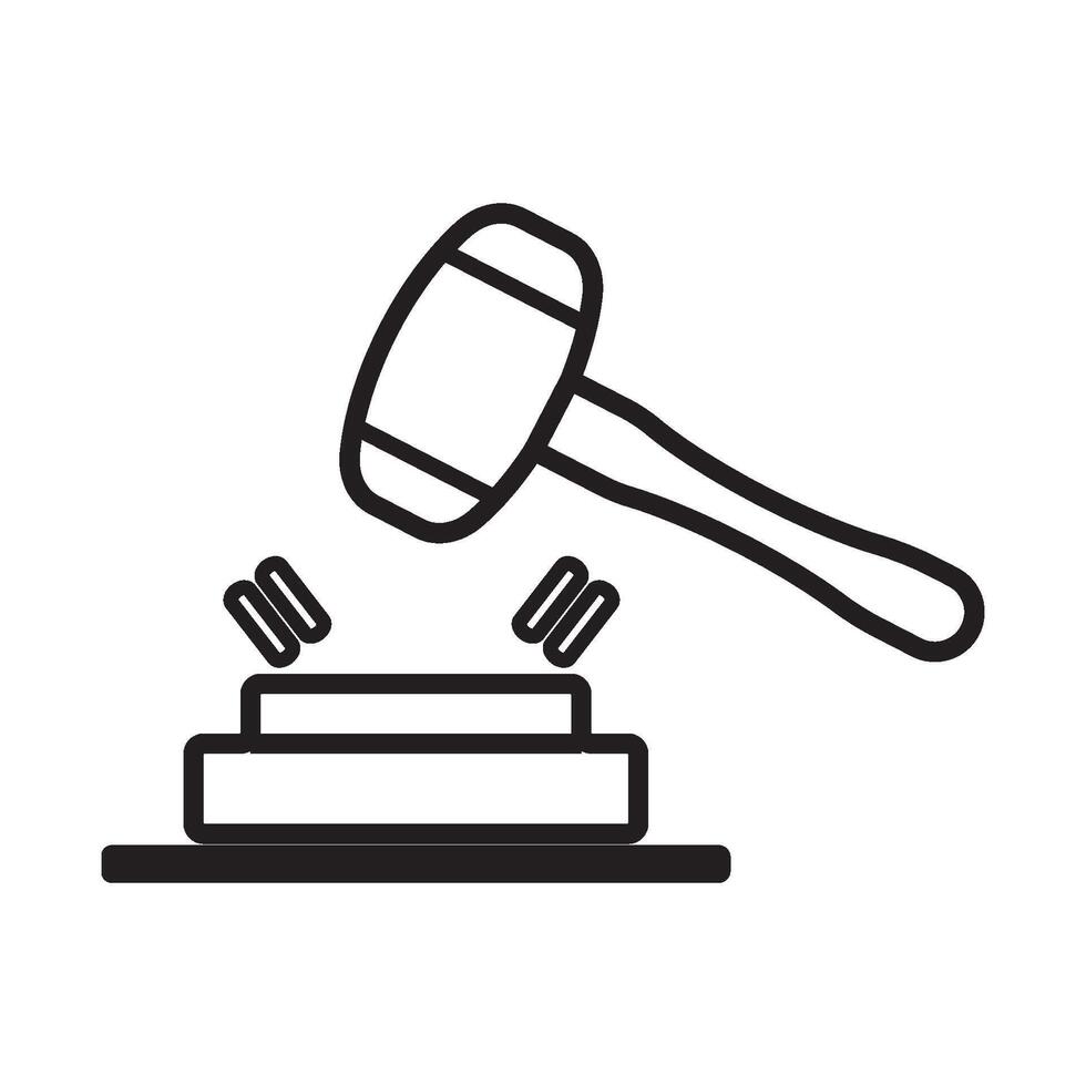 Mallet icon design vector