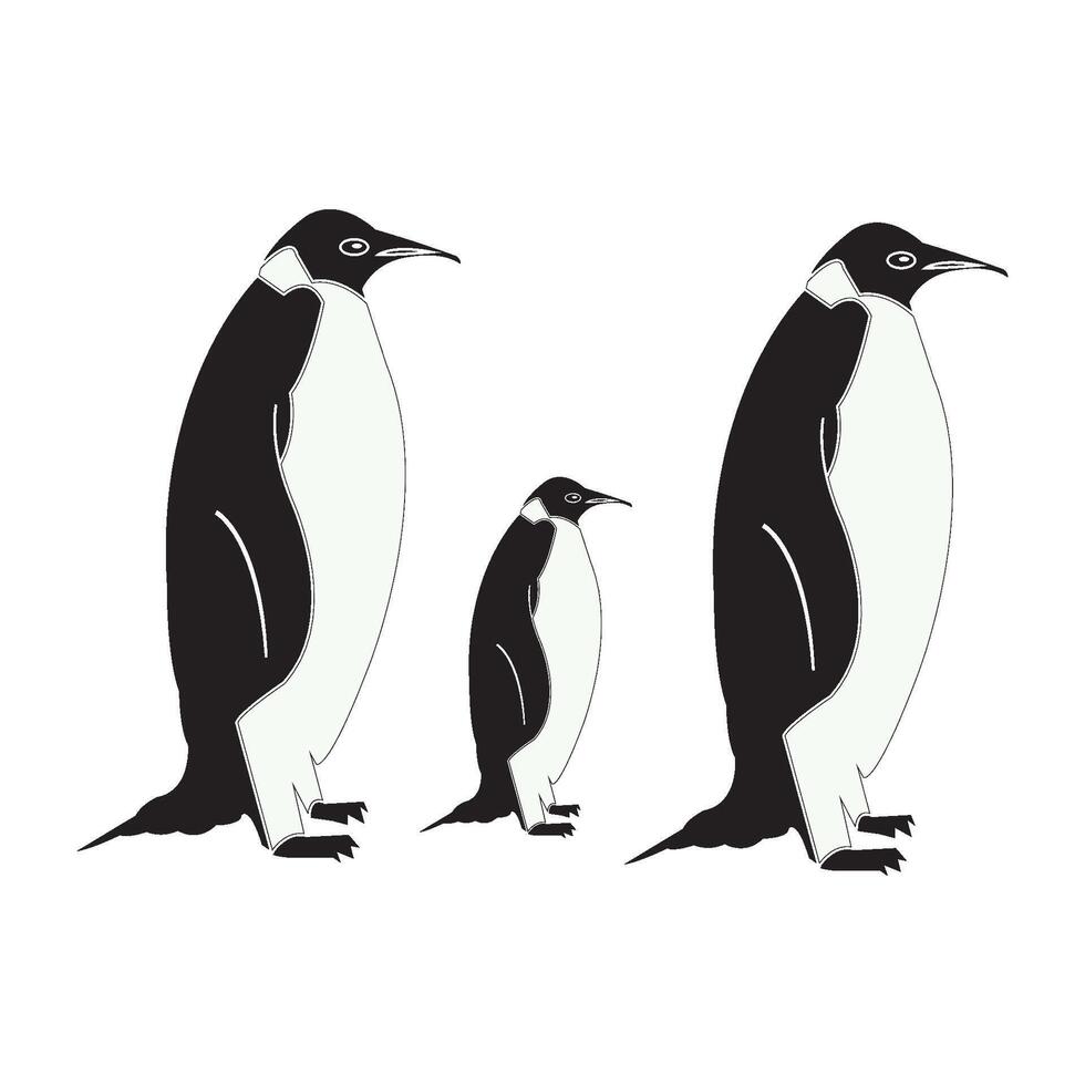 penguin icon design vector