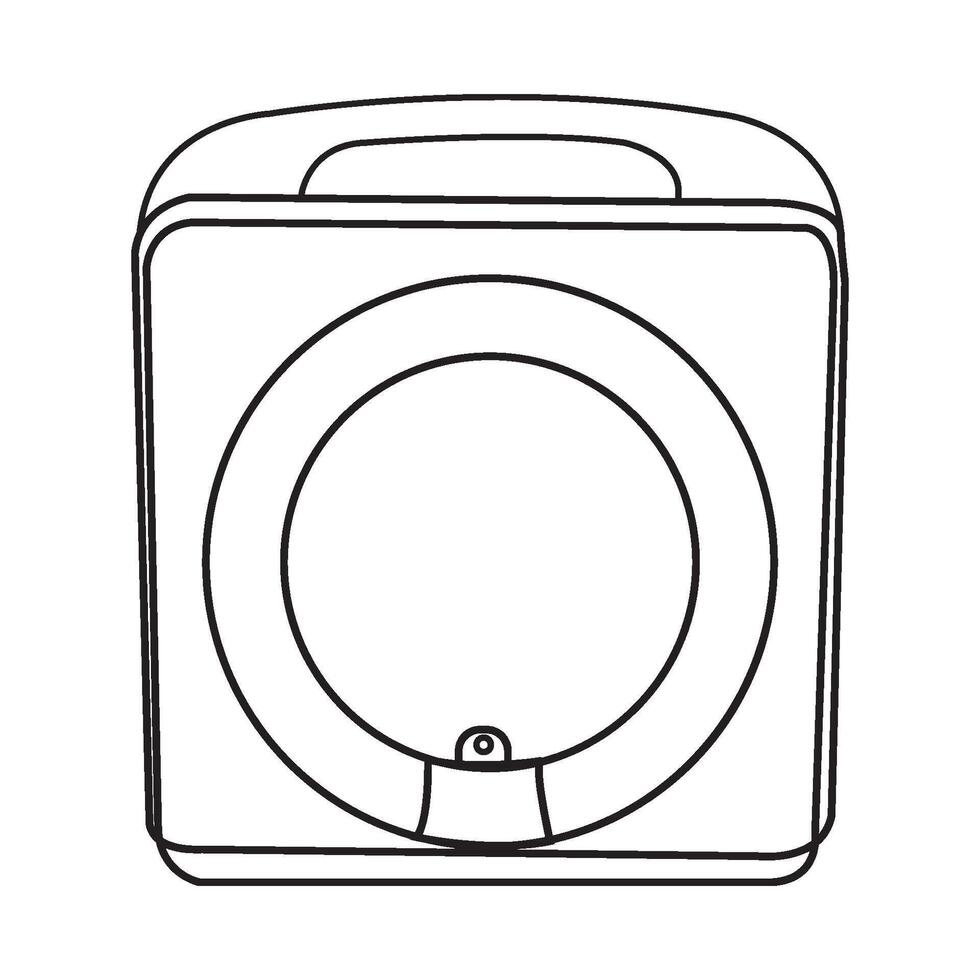emergency lamp icon vector