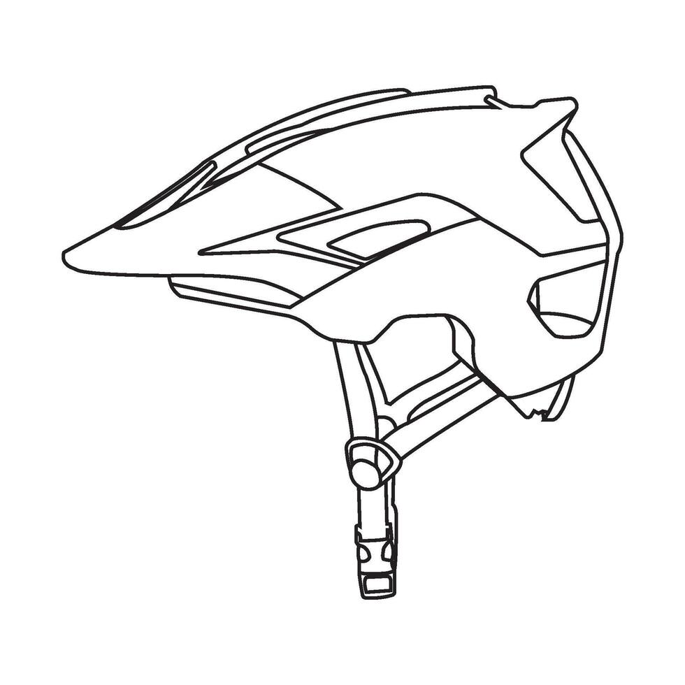bicycle helmet icon vector
