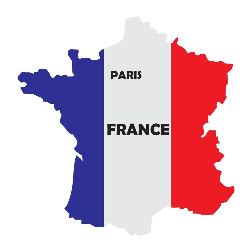 france map icon vector