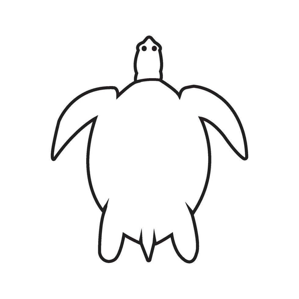 turtle icon design vector