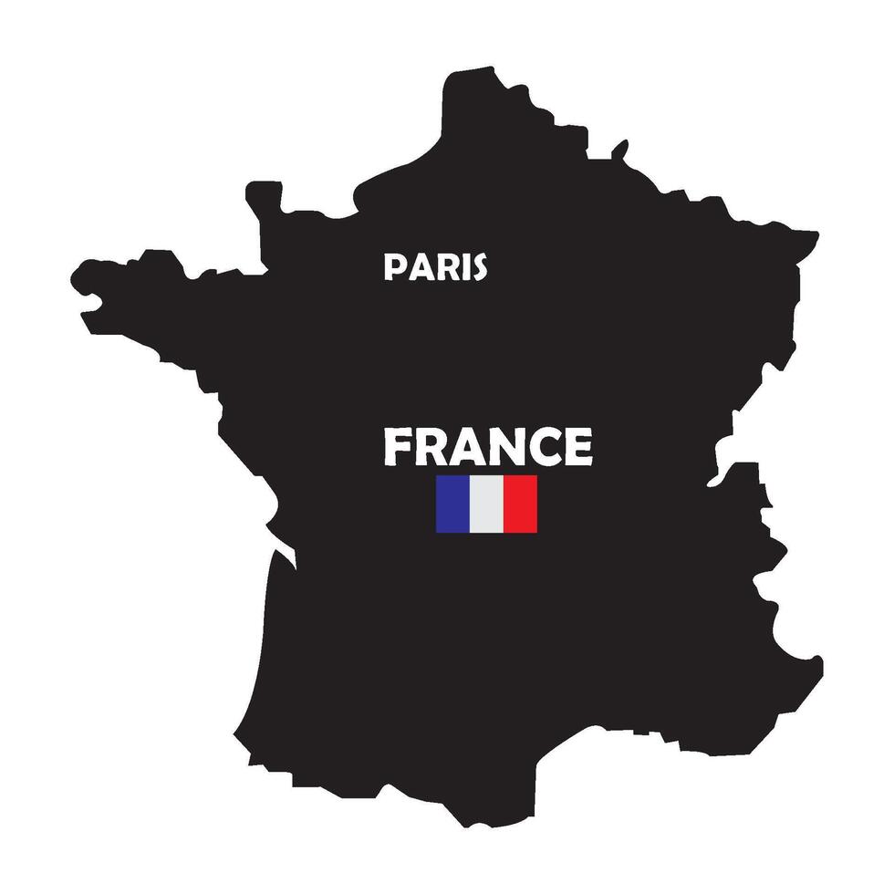 france map icon vector