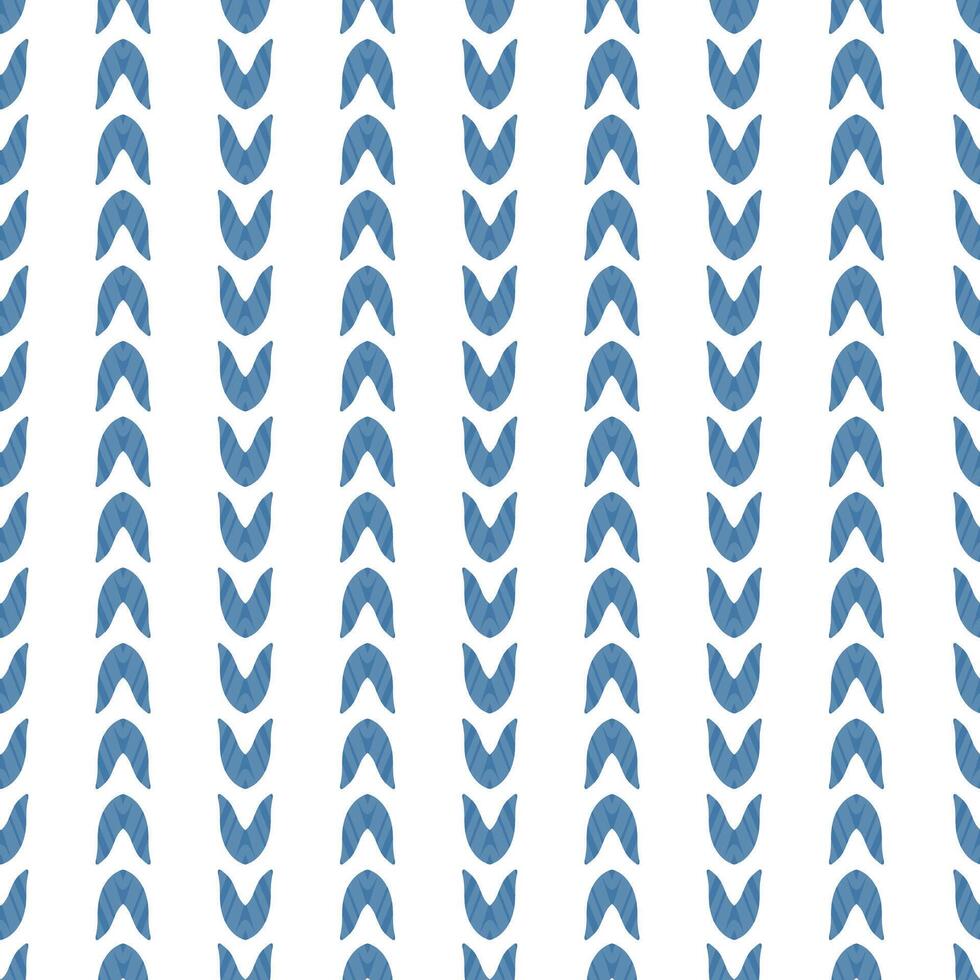 Geometric Blue Pattern Seamless Design vector