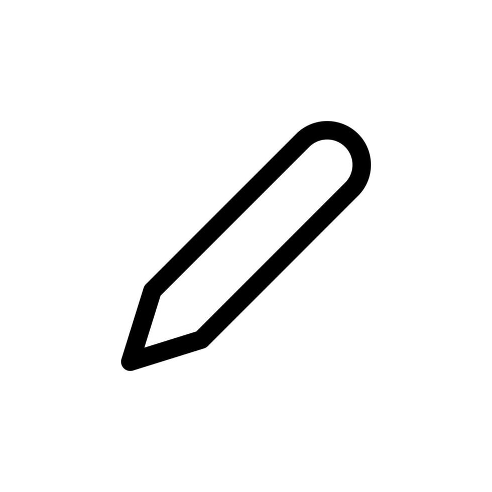 Pen icon, simple design vector