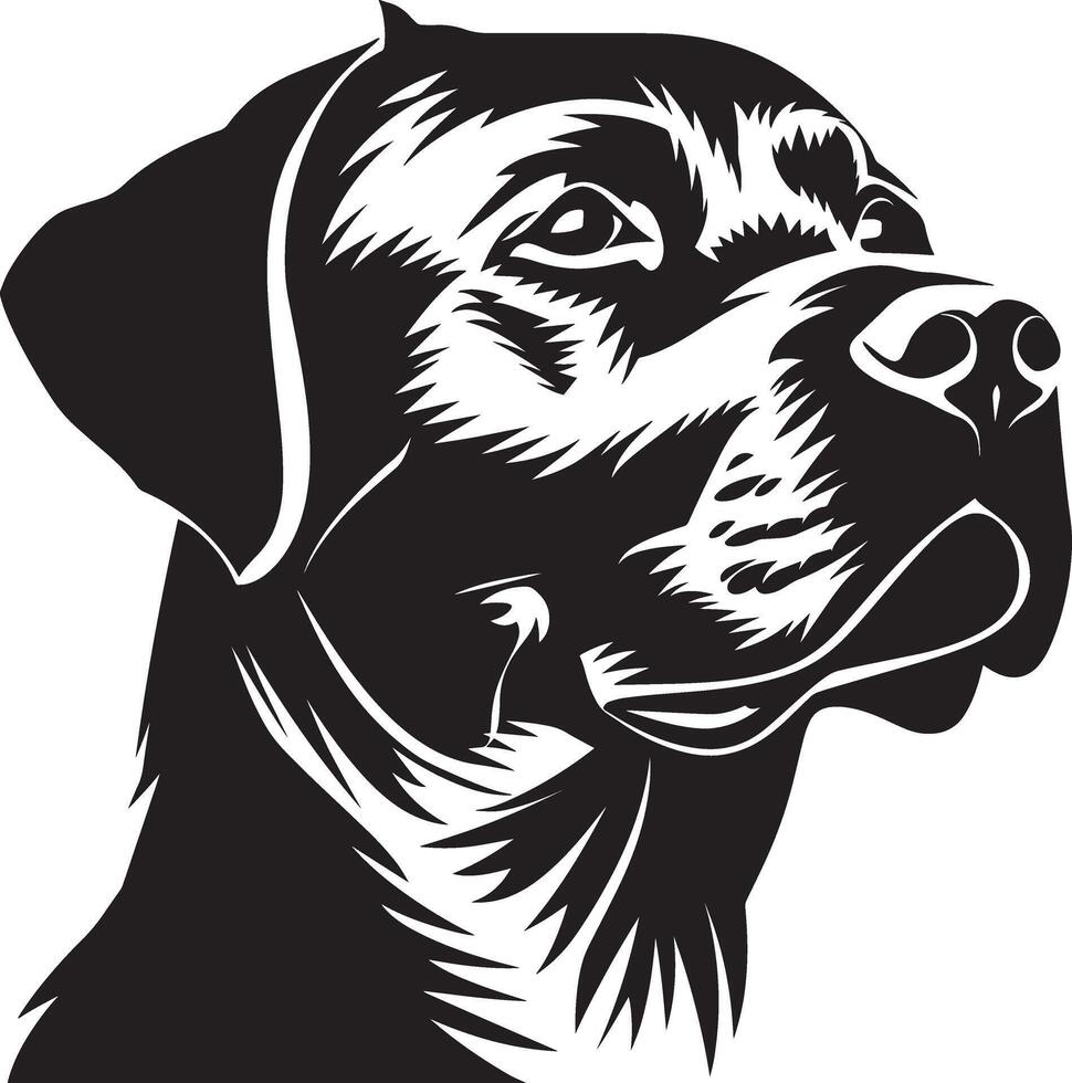 Labrador Retriever dog clipart, Labrador Retriever black vector
