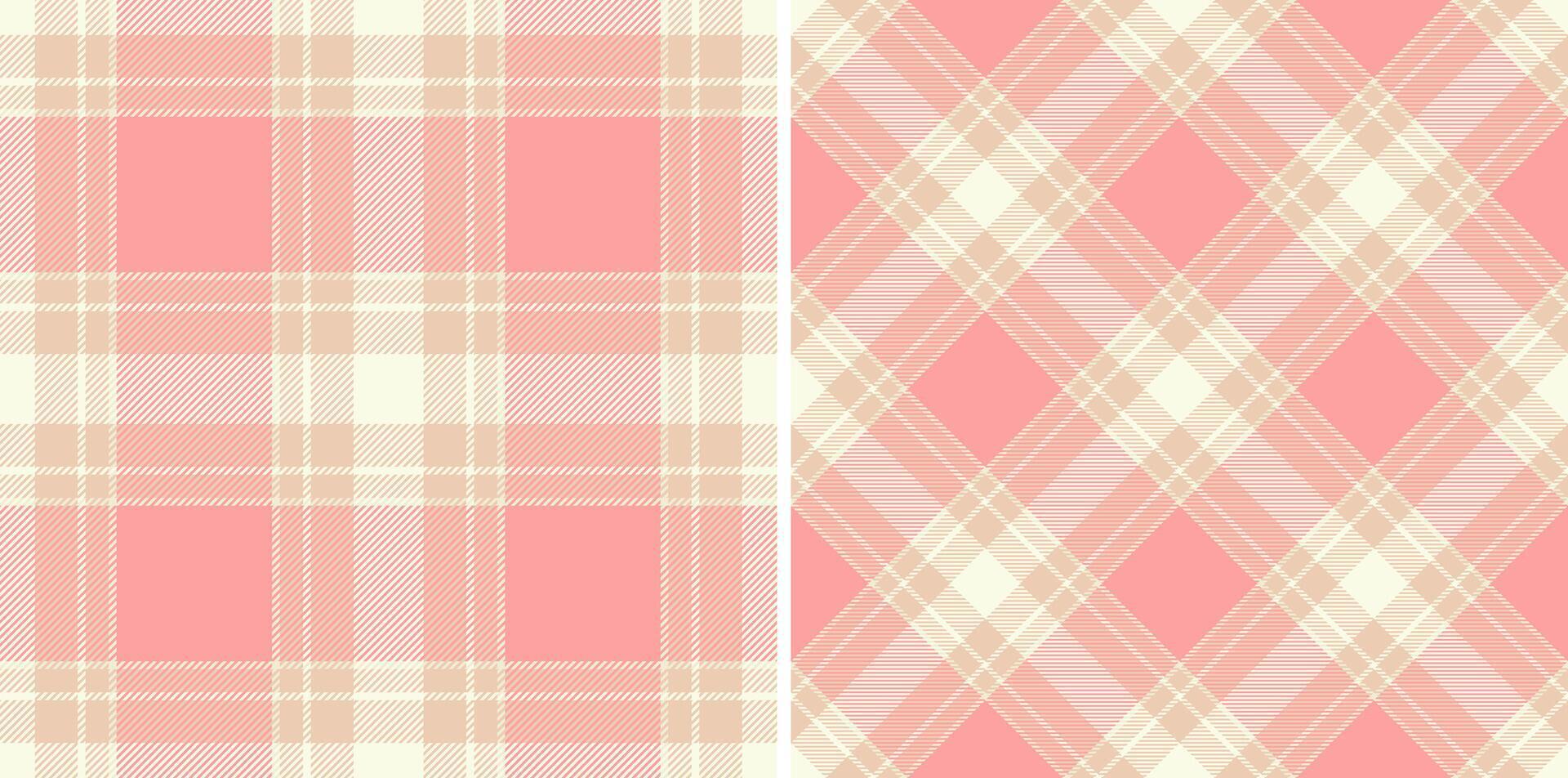 Check seamless pattern of tartan plaid with a texture fabric textile background. vector