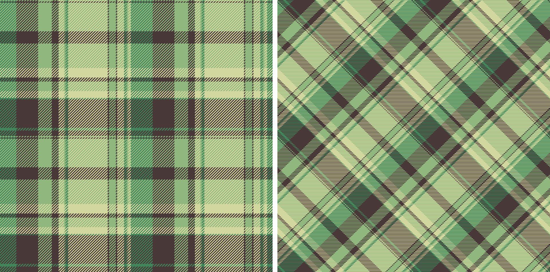 Fabric pattern seamless of background textile with a check texture tartan plaid. Set in winter colors for decorative napkins, dinner parties. vector