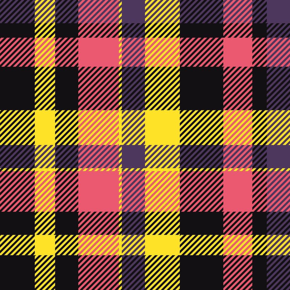 Textile design of textured plaid. Checkered fabric pattern swatch for shirt, dress, suit, wrapping paper print, invitation and gift card. vector