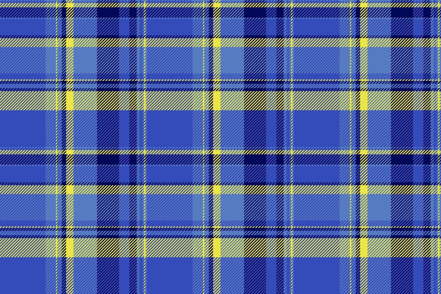 Check seamless texture of plaid textile pattern with a fabric background tartan. vector