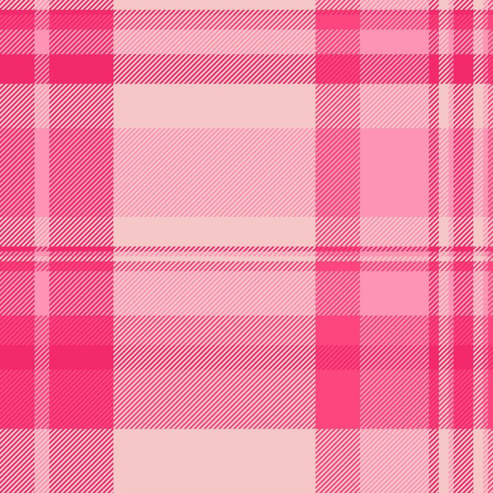 Textile check plaid of tartan seamless with a fabric background texture pattern. vector
