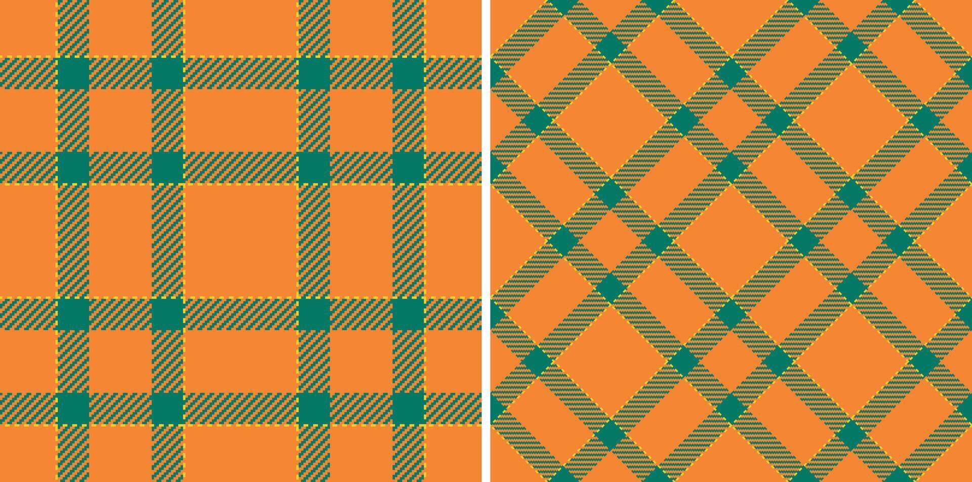 Textile plaid fabric of background seamless with a pattern check tartan texture. vector