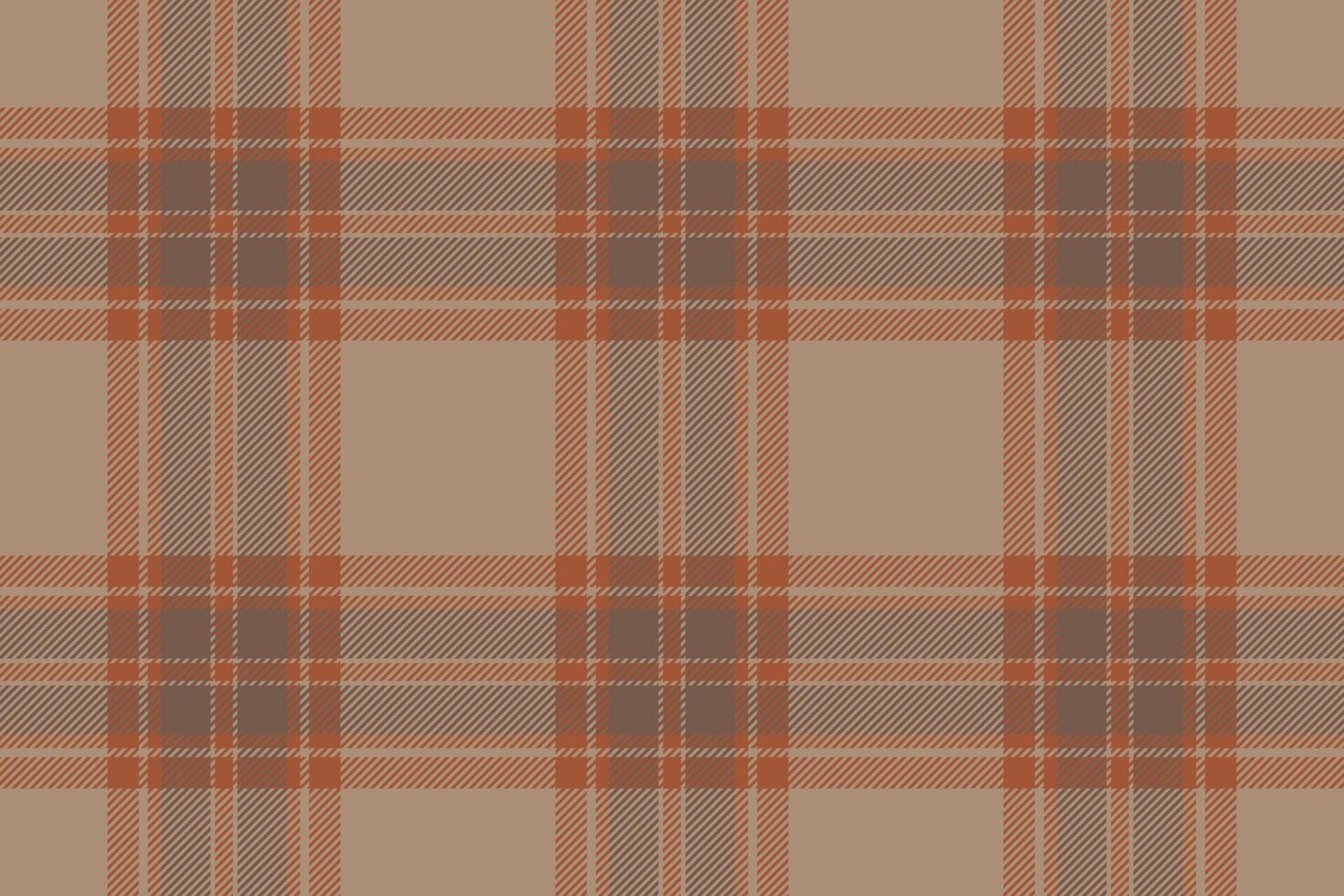 Plaid background, check seamless pattern in beige. fabric texture for textile print, wrapping paper, gift card or wallpaper. vector