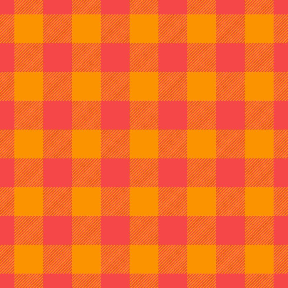 Trend textile pattern texture, dimensional seamless plaid fabric. Aged tartan background check in red and bright colors. vector