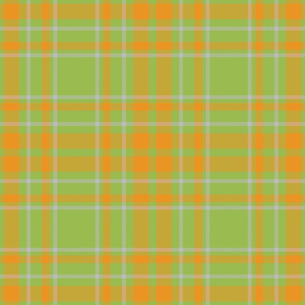 Plaid seamless pattern in green. Check fabric texture. textile print. vector