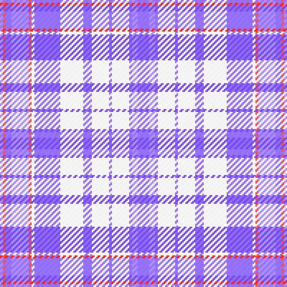 Pattern check fabric of background plaid with a textile texture tartan seamless. vector