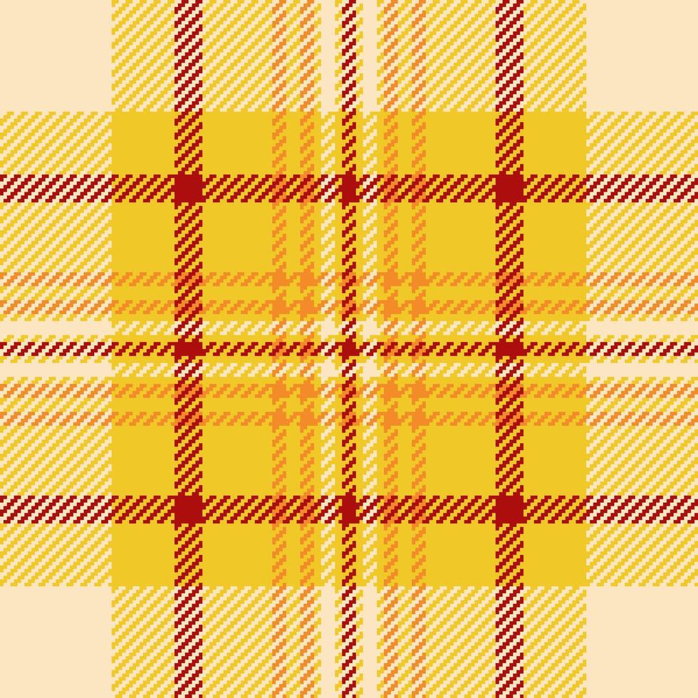 Texture plaid check of textile tartan pattern with a background seamless fabric. vector