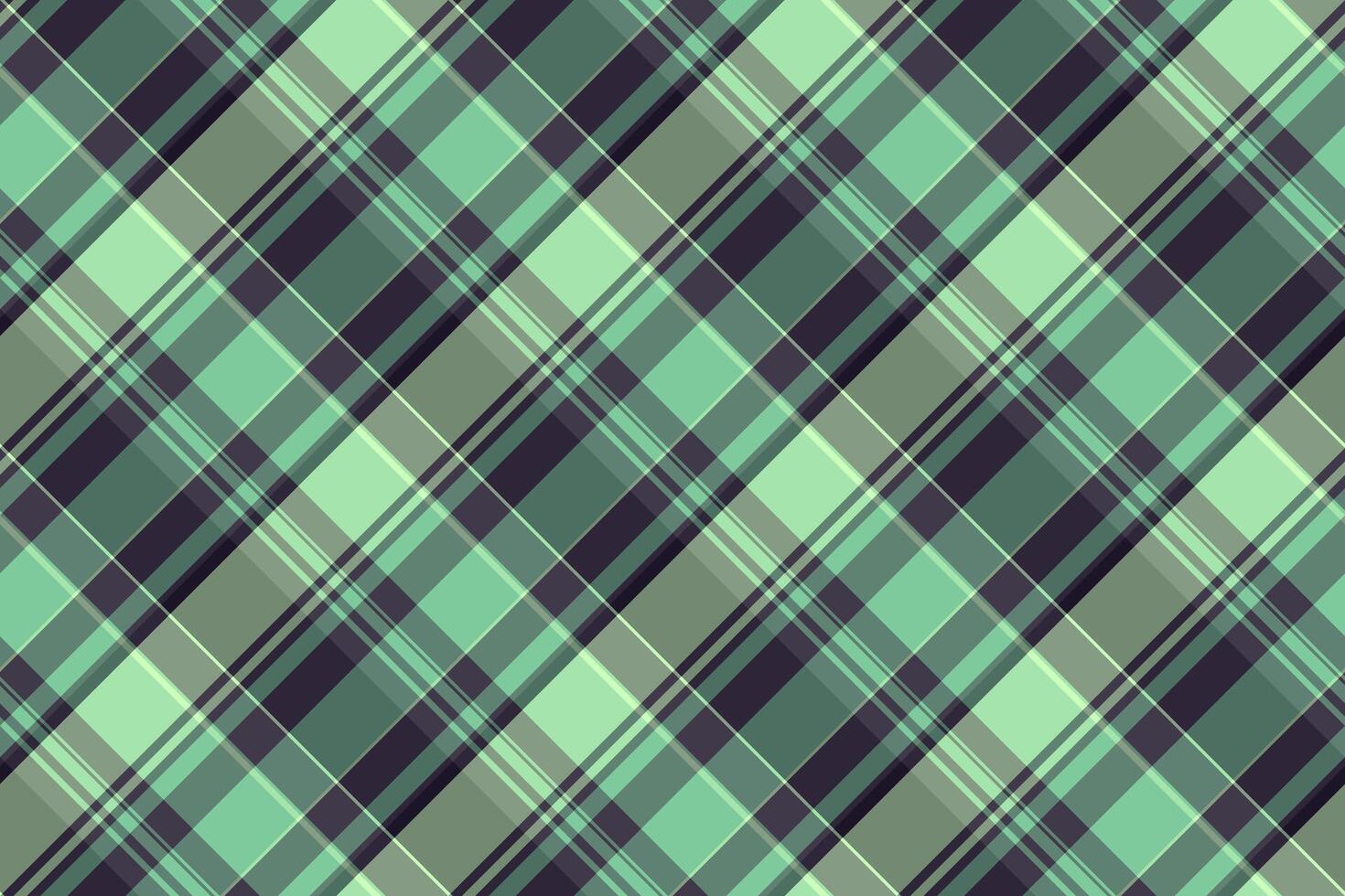 Celtic check plaid seamless, doodle fabric pattern . Coat tartan background texture textile in pastel and dark colors. vector