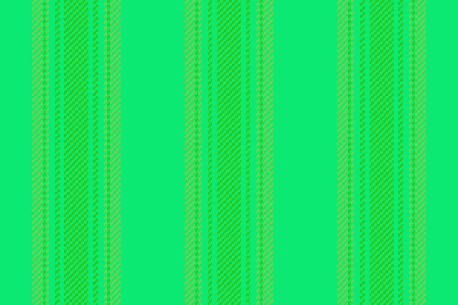 Nature texture background seamless, christmas ornament vertical textile pattern. Sew stripe fabric lines in green and bright colors. vector