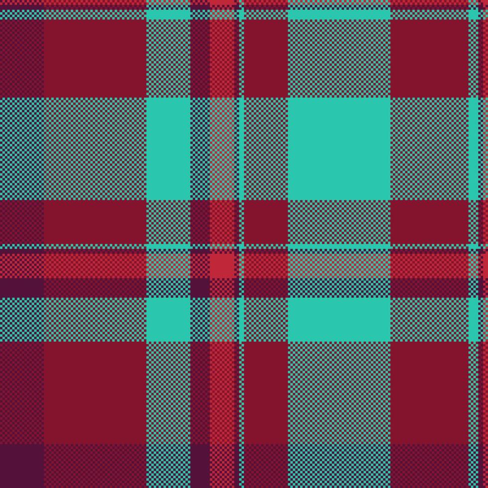Texture check background of textile plaid seamless with a fabric tartan pattern. vector