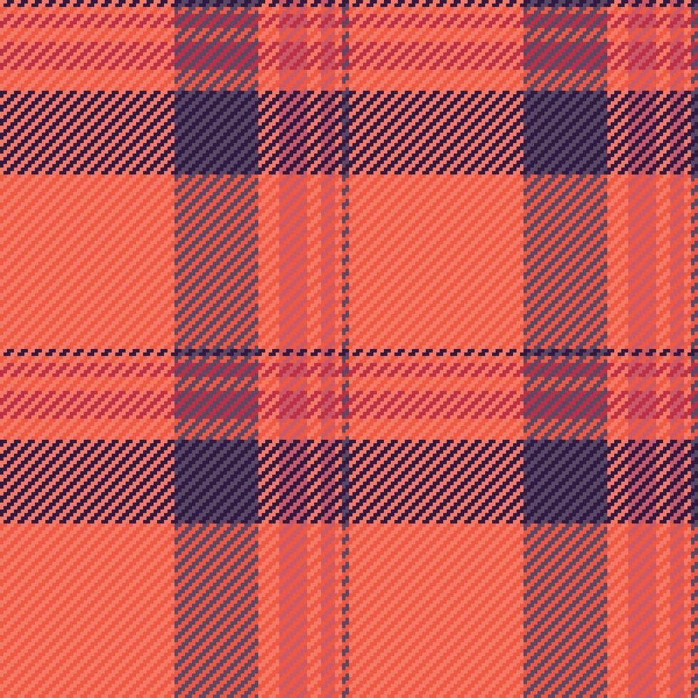 Row check background, pure plaid pattern texture. Jpg textile seamless tartan fabric in red and pastel colors. vector
