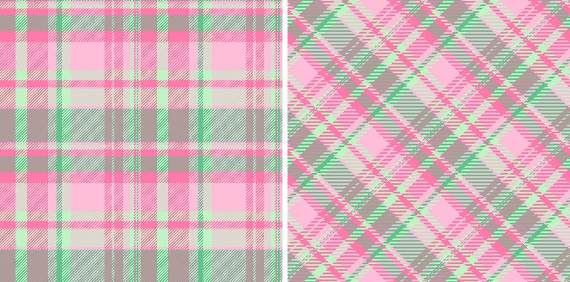 Textile texture pattern of seamless check with a fabric background tartan plaid. Set in spring colors for thanksgiving fashion cozy celebration. vector