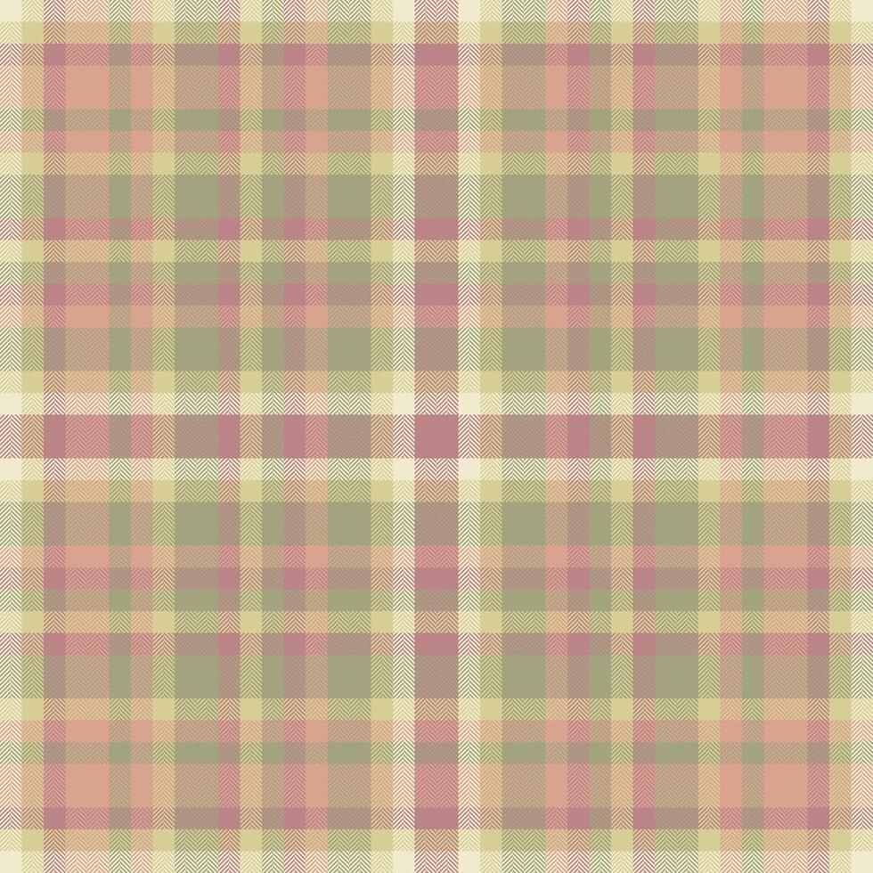 Texture plaid check of background tartan with a textile fabric pattern seamless. vector