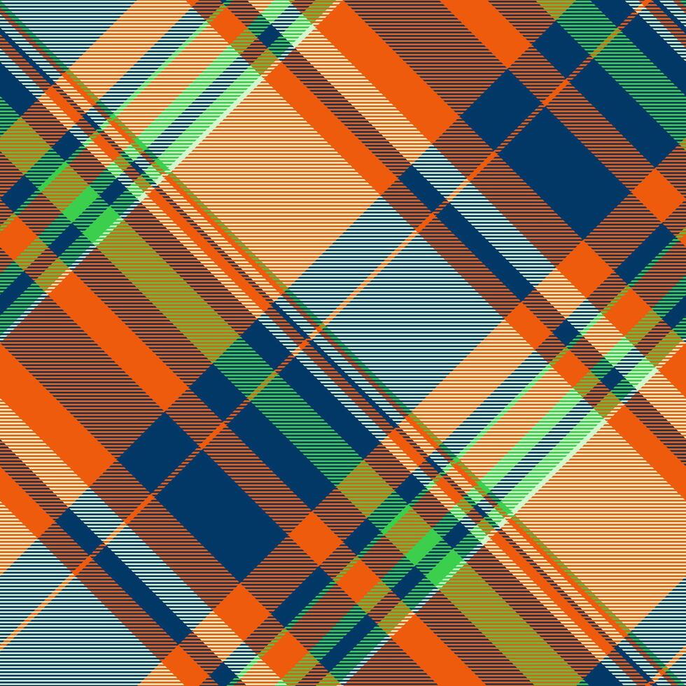 Textile plaid pattern of tartan texture with a check fabric background seamless. vector