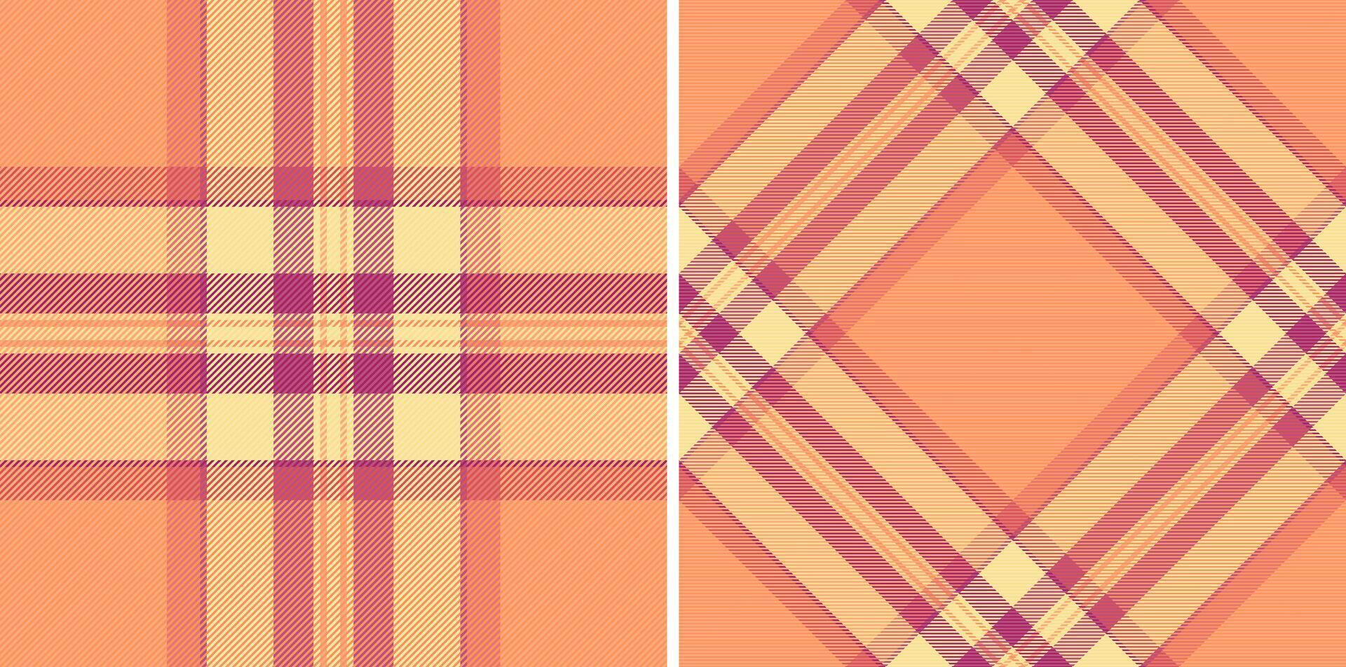 Textile background plaid of pattern fabric with a seamless texture check tartan. vector