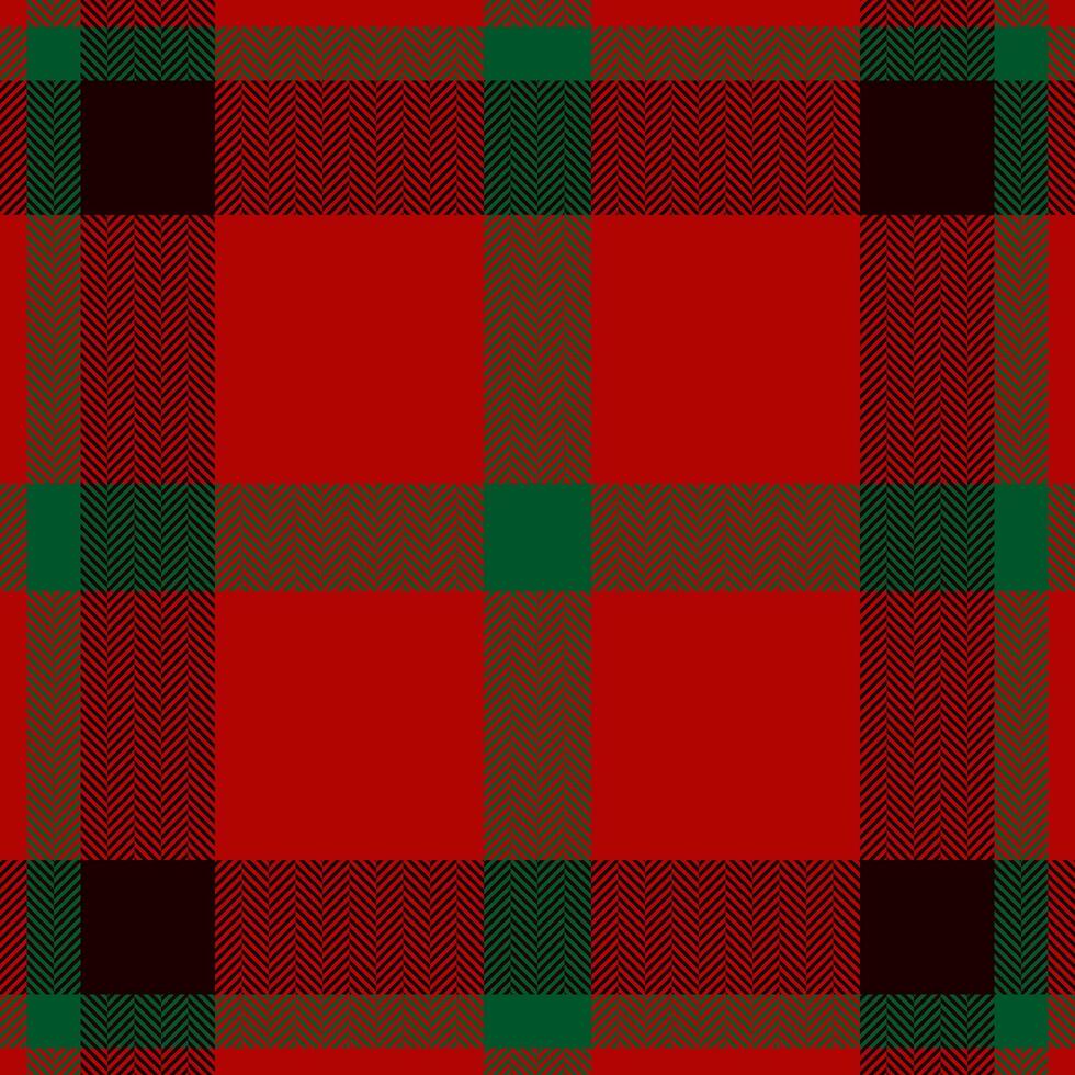 Plaid check pattern. Seamless fabric texture. Tartan textile print. vector