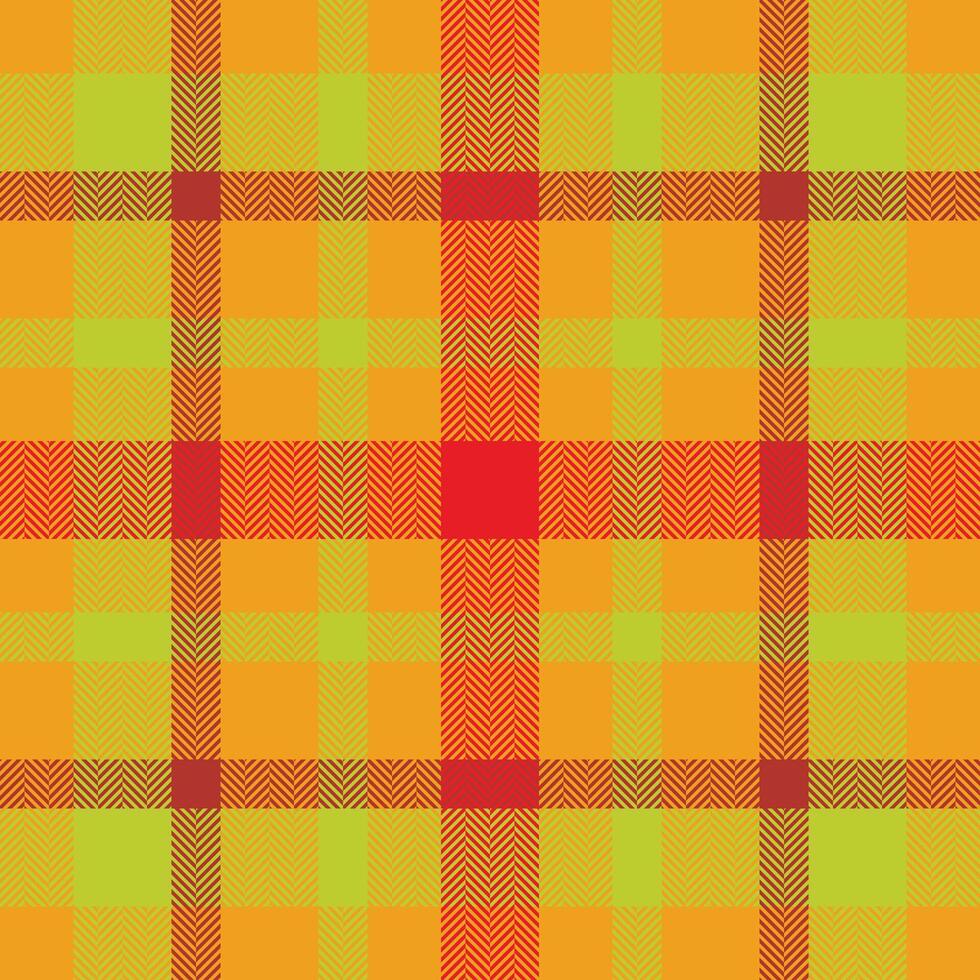 Plaid check pattern. Seamless fabric texture. Tartan textile print. vector
